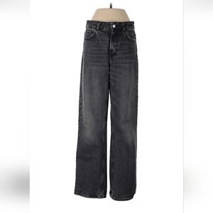 Zara light Black Wide-Leg Jeans